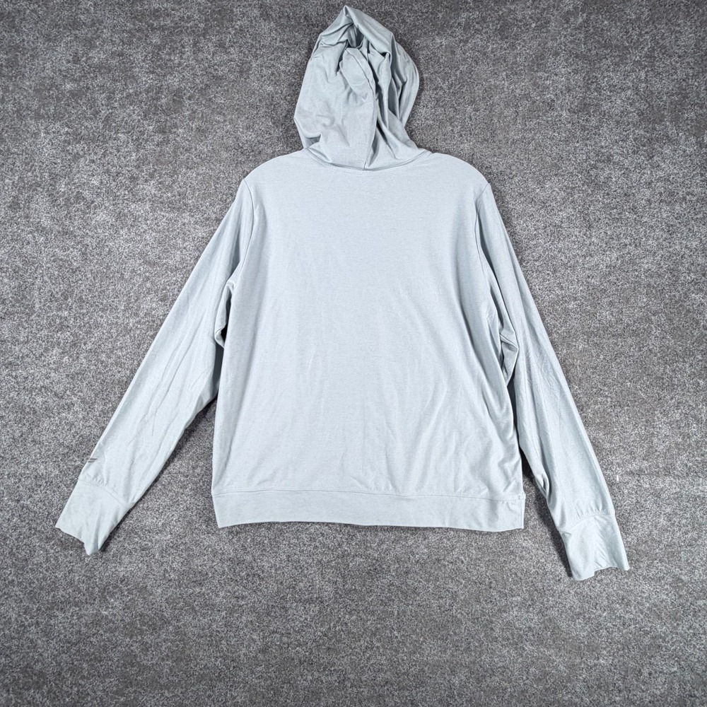 Fabletics Full Zip Hoodie Womens L Light Blue Modern Lightweight Comfort Stretch - Picture 2 of 16